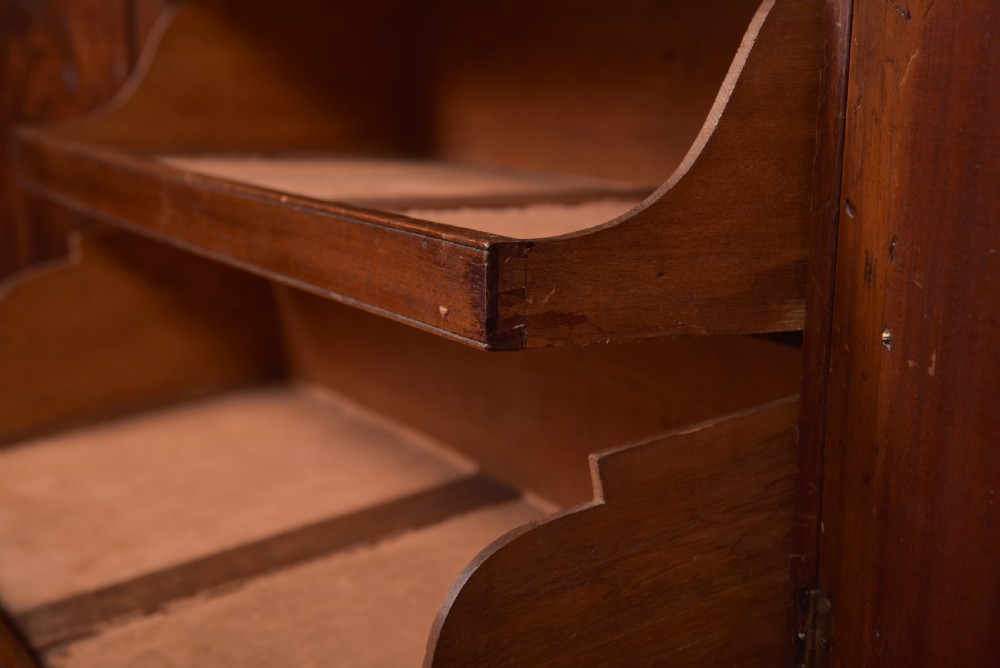 Georgian Mahogany Linen Press View XI