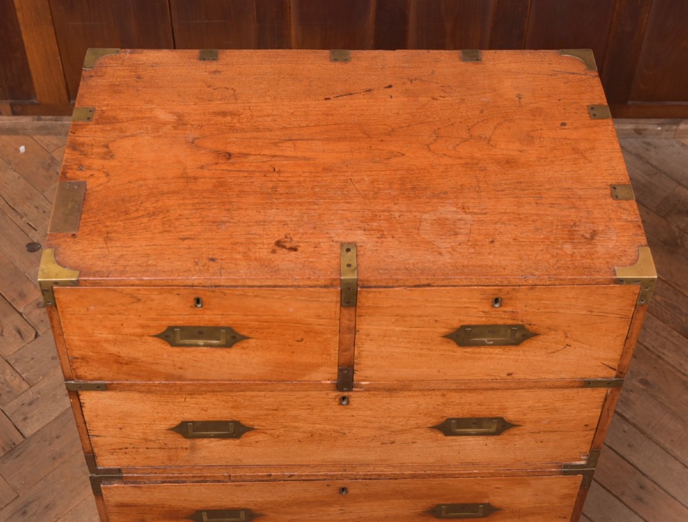  Camphor Wood Campaign Chest of Drawers View IV