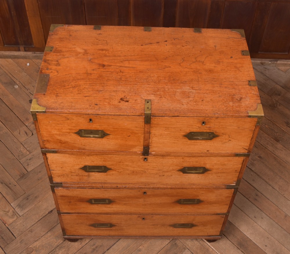  Camphor Wood Campaign Chest of Drawers View V