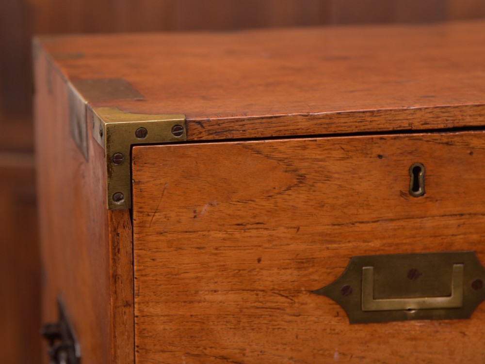 Camphor Wood Campaign Chest of Drawers View VII