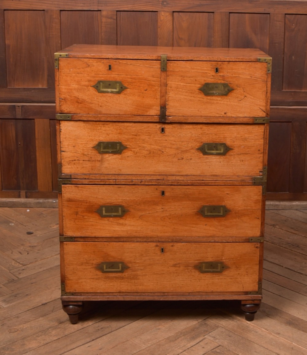  Camphor Wood Campaign Chest of Drawers View IX