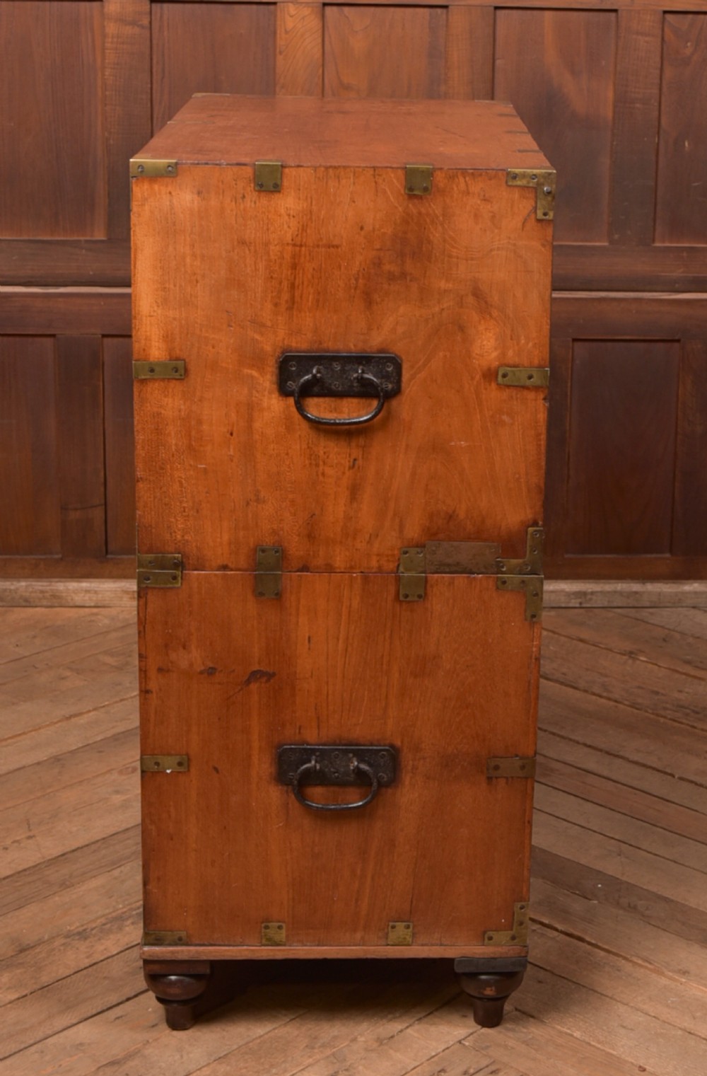  Camphor Wood Campaign Chest of Drawers View XII