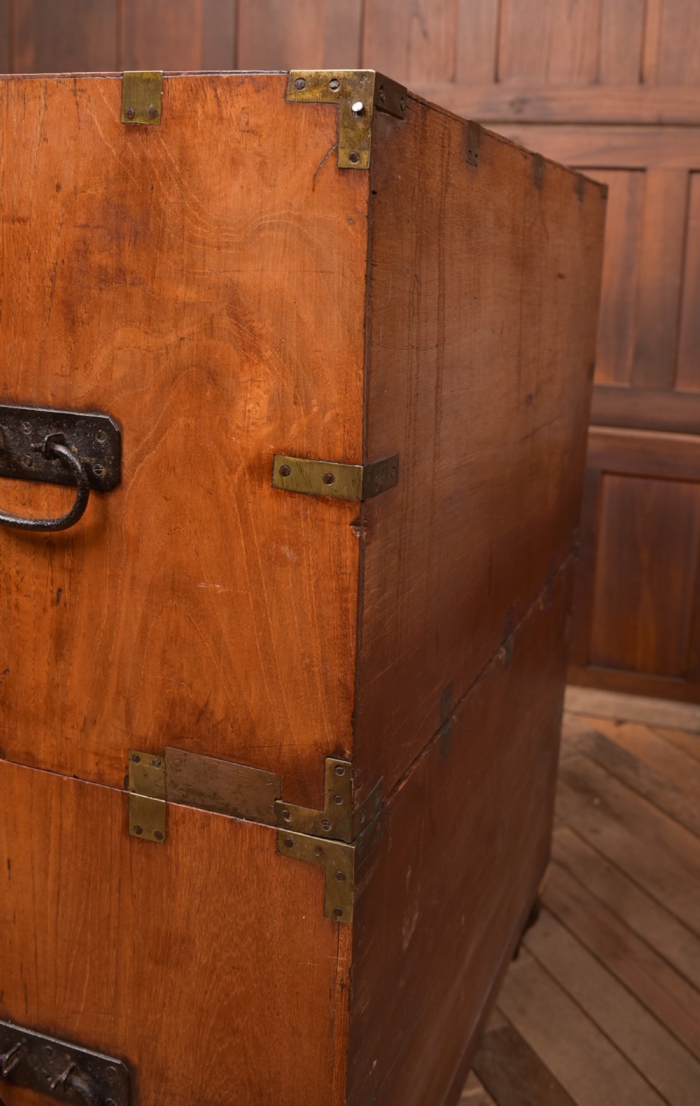  Camphor Wood Campaign Chest of Drawers View XV