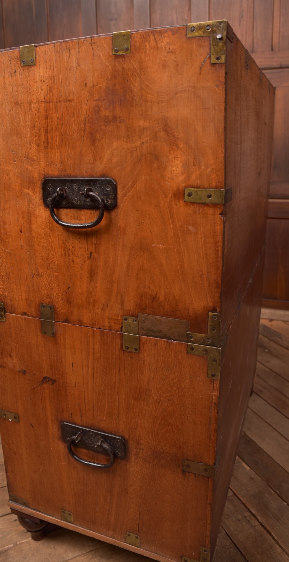  Camphor Wood Campaign Chest of Drawers View XVI