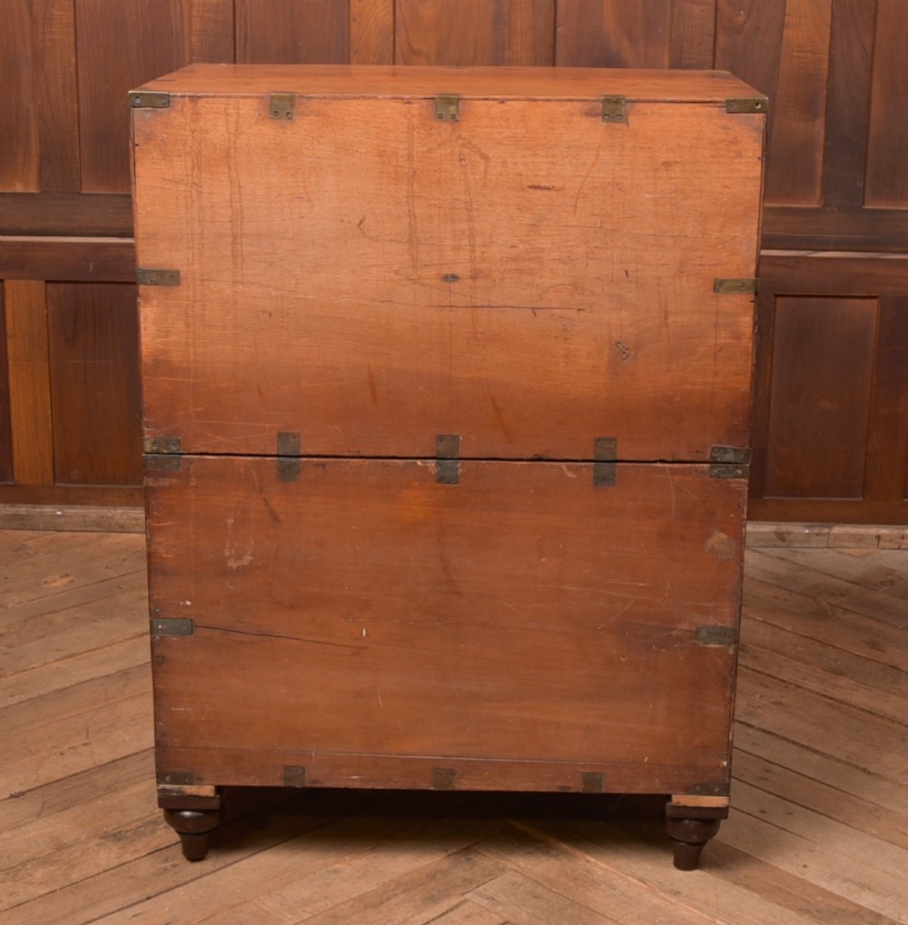  Camphor Wood Campaign Chest of Drawers View XVII