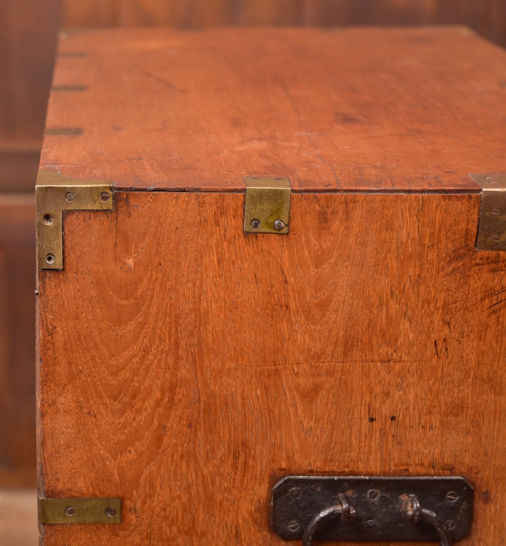  Camphor Wood Campaign Chest of Drawers View XIX