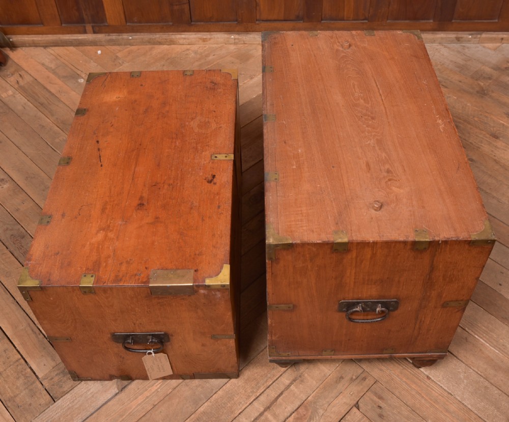  Camphor Wood Campaign Chest of Drawers View XX