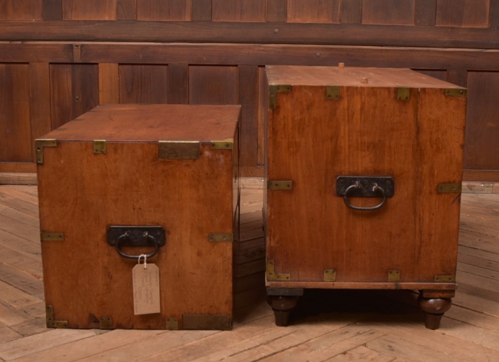  Camphor Wood Campaign Chest of Drawers View XXI