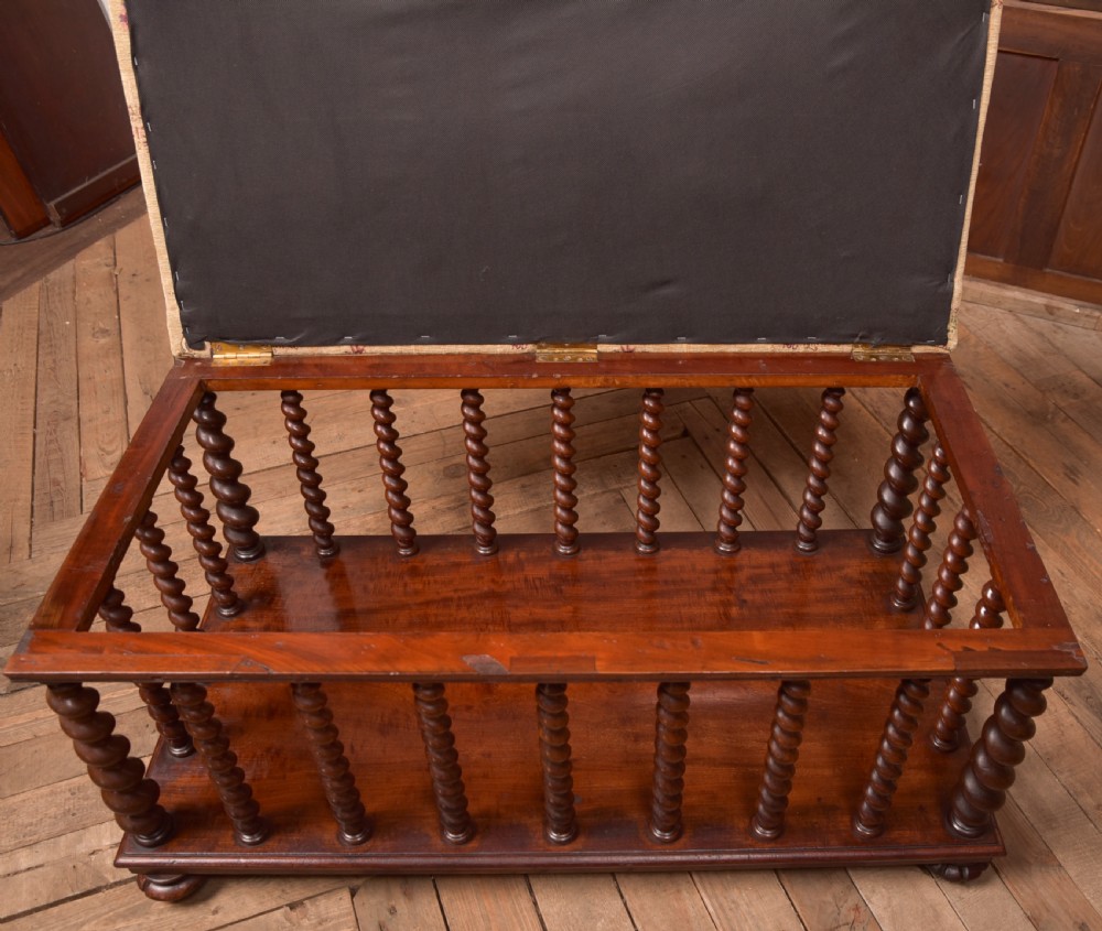 Victorian Mahogany Country House Stool View V