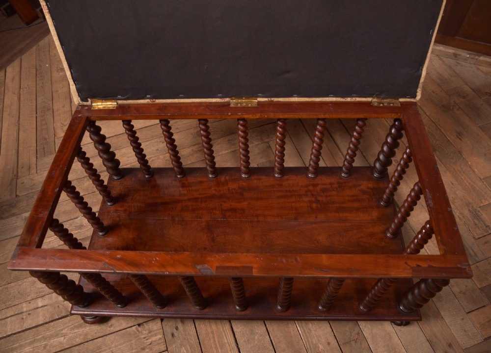 Victorian Mahogany Country House Stool View VI