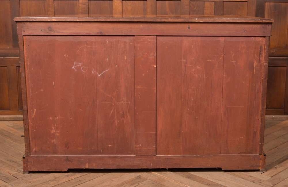 Victorian Walnut Credenza / Display Cabinet View XVII