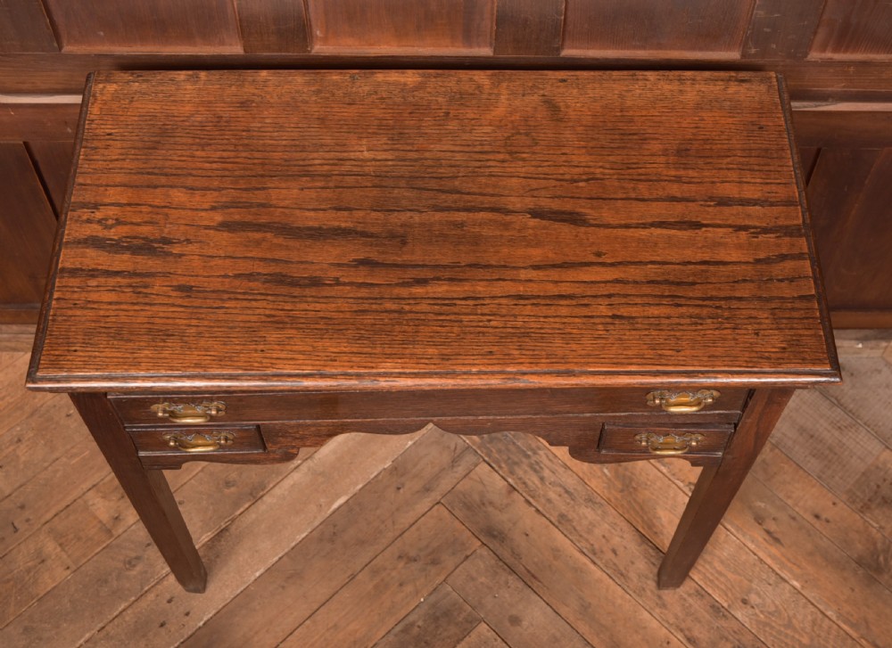 18th Century Oak Lowboy   View X