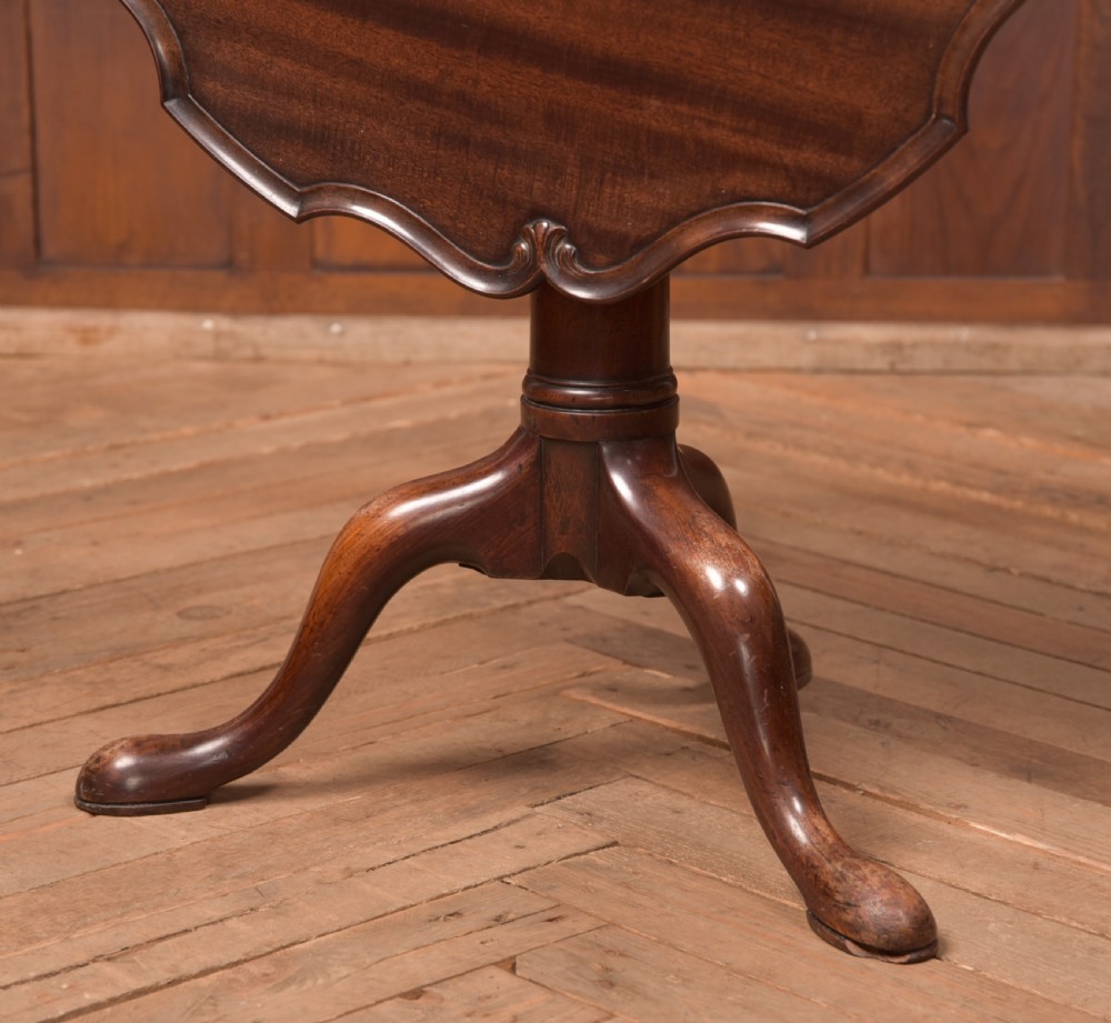 Georgian Mahogany Snap Top Supper Table View III