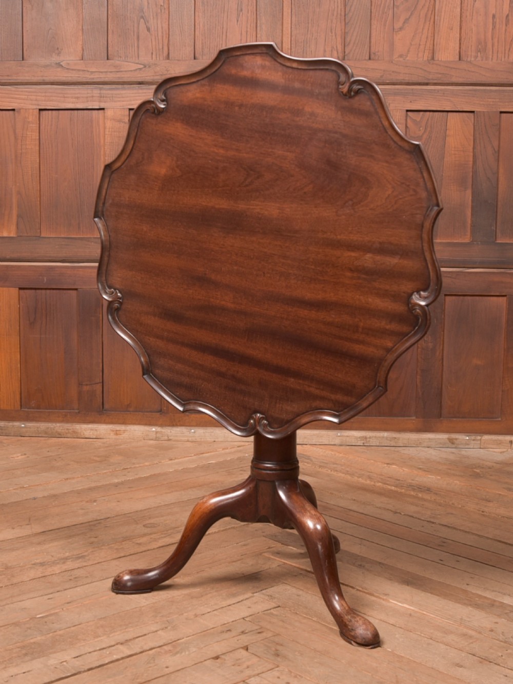 Georgian Mahogany Snap Top Supper Table View IV