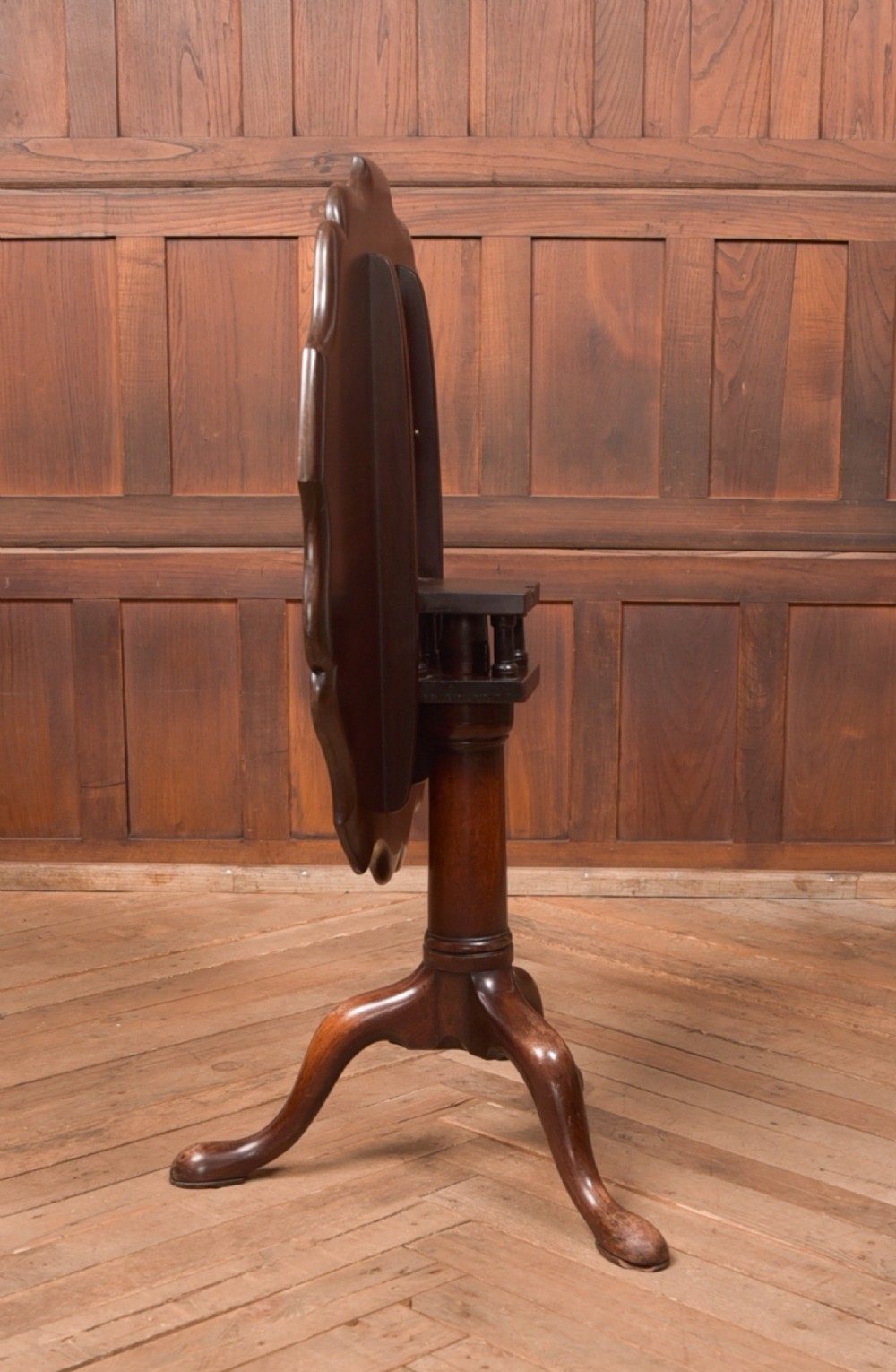 Georgian Mahogany Snap Top Supper Table View VI