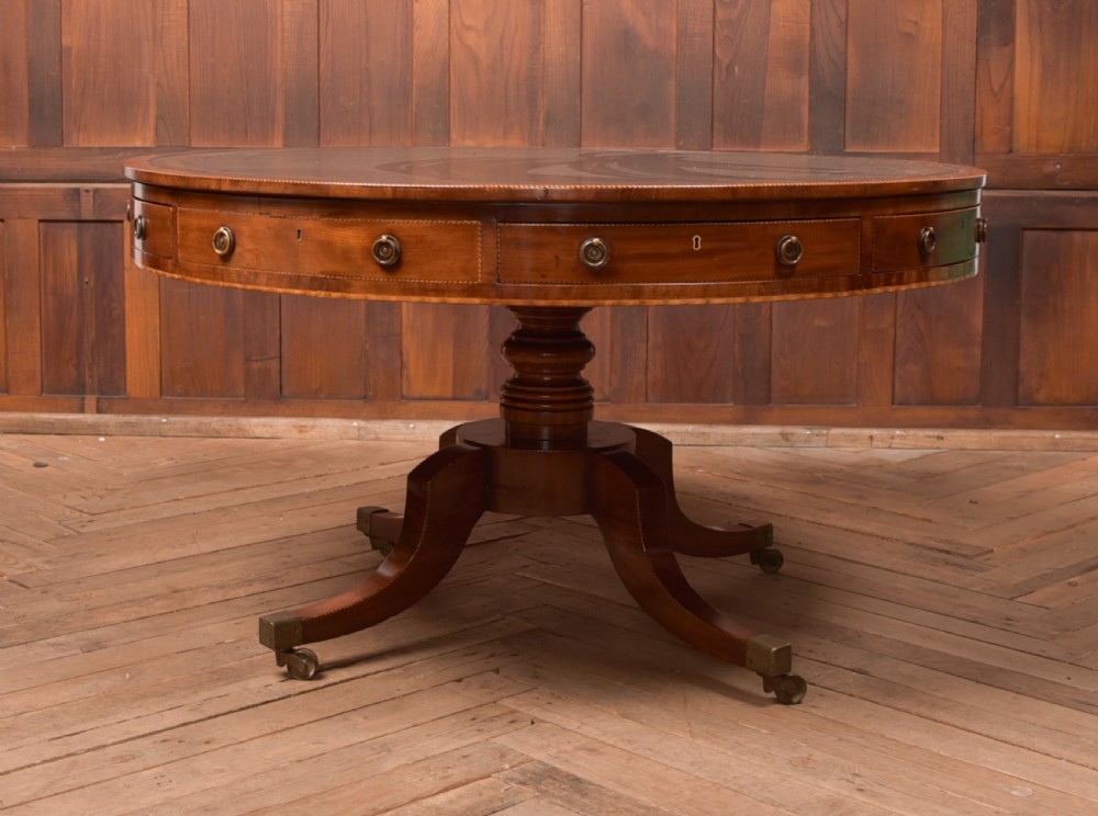Georgian Mahogany Drum Table