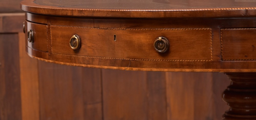 Georgian Mahogany Drum Table View II