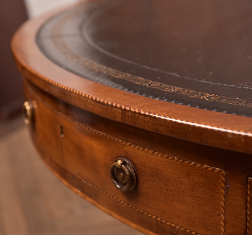 Georgian Mahogany Drum Table View III