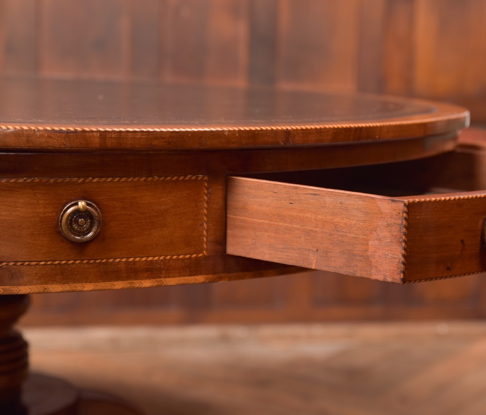 Georgian Mahogany Drum Table View XII