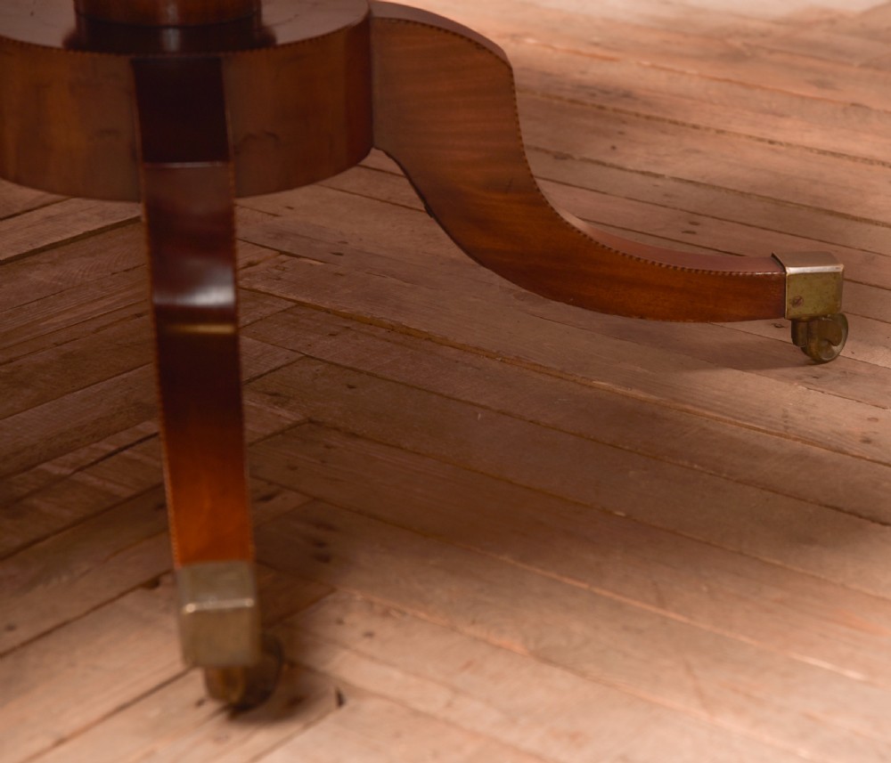 Georgian Mahogany Drum Table View XIII
