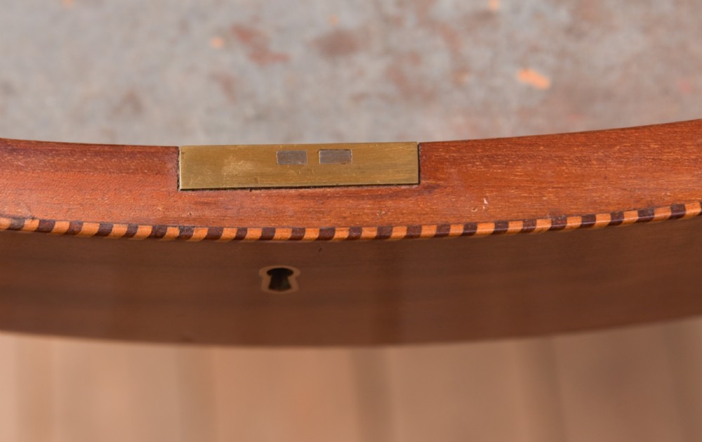 Georgian Mahogany Drum Table View XIV