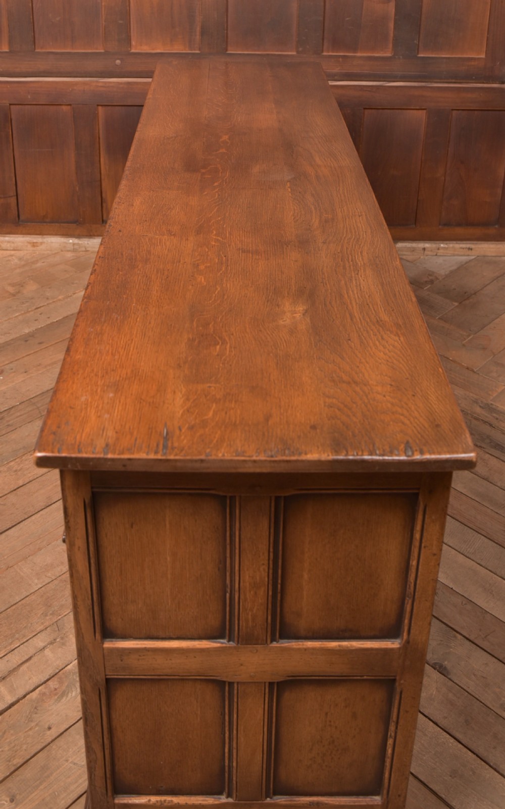 Edwardian Oak Sideboard View XIV