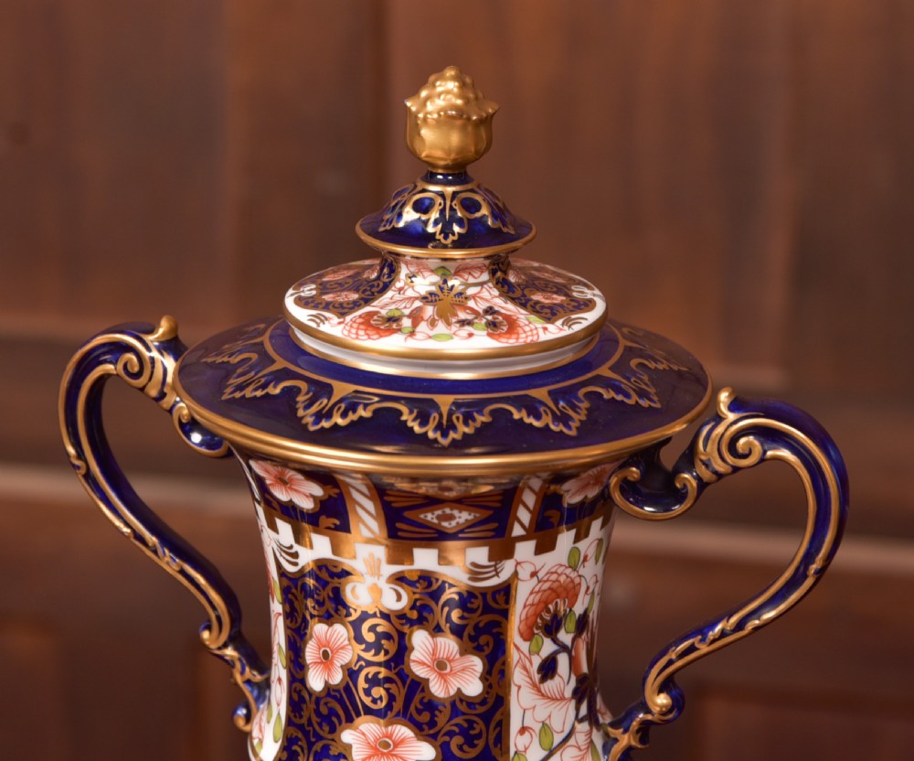 Set of 3  Royal Crown Derby Imari Vases View II