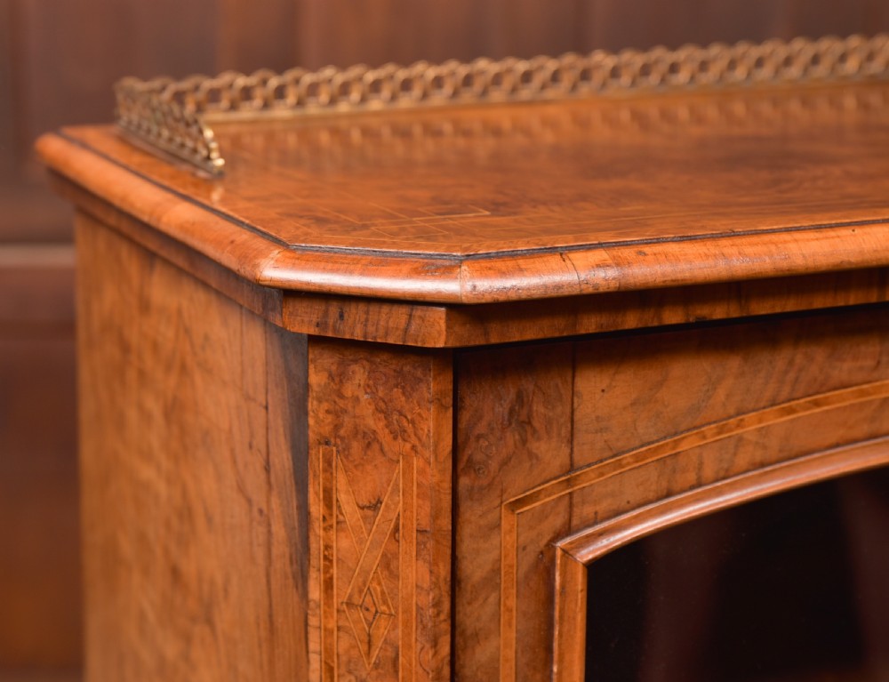 Victorian Walnut Music Cabinet View II
