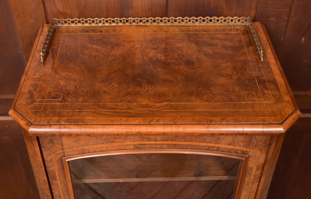 Victorian Walnut Music Cabinet View XIII
