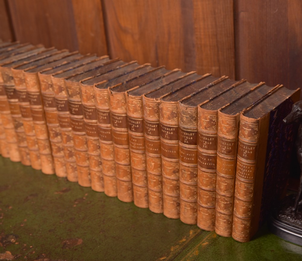 Waverley Novels by Sir Walter Scott, antique books View II