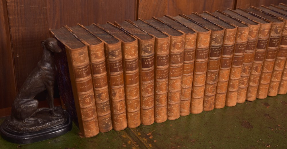 Waverley Novels by Sir Walter Scott, antique books View IV
