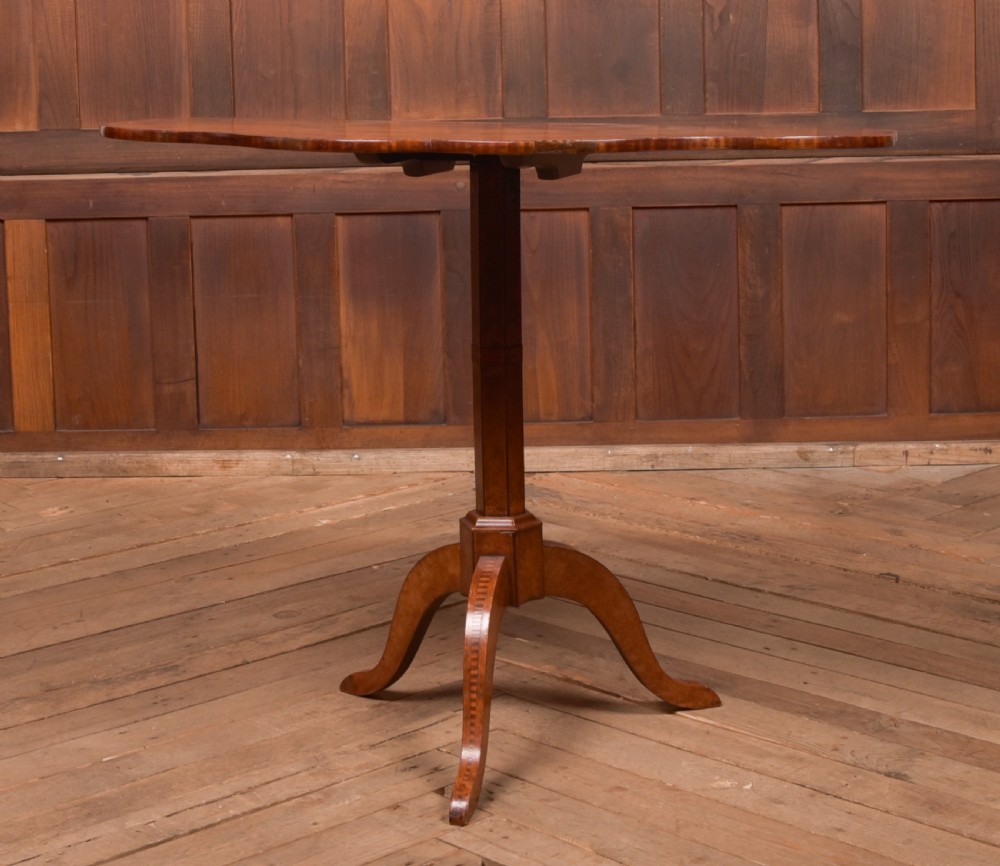 19th Century Walnut Snap Top Table View IX