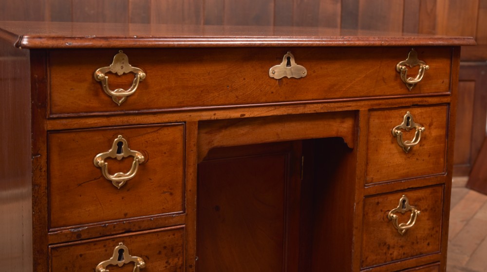 Georgian Mahogany Knee Hole Desk View II