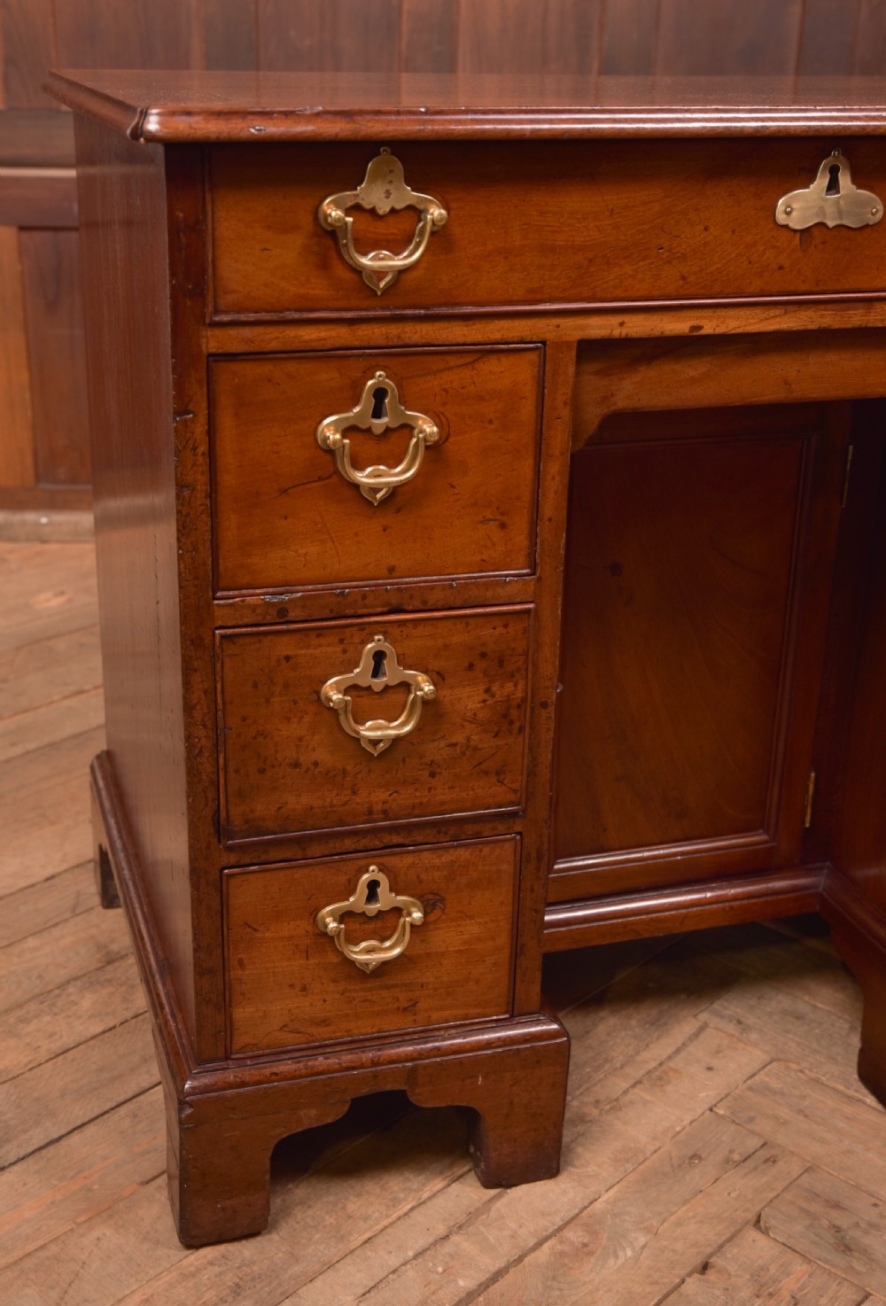 Georgian Mahogany Knee Hole Desk View III