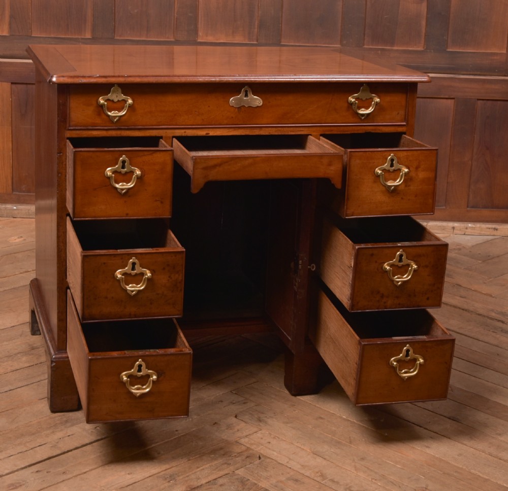 Georgian Mahogany Knee Hole Desk View IV