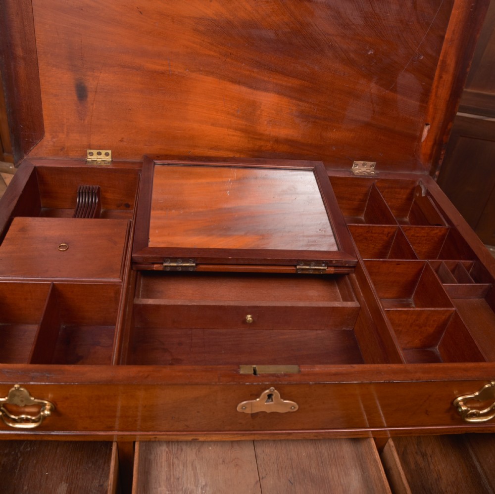 Georgian Mahogany Knee Hole Desk View IX