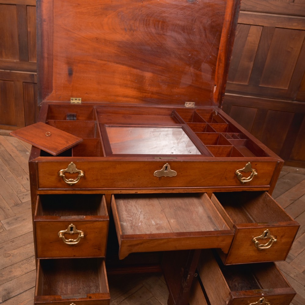 Georgian Mahogany Knee Hole Desk View X