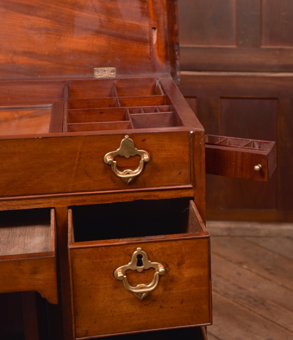 Georgian Mahogany Knee Hole Desk View XII