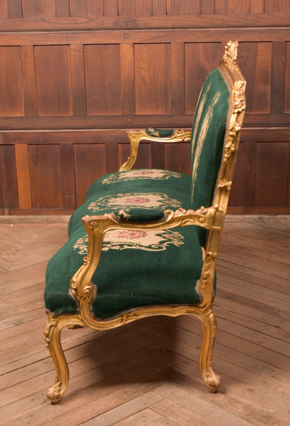 Gilt Sofa View XI