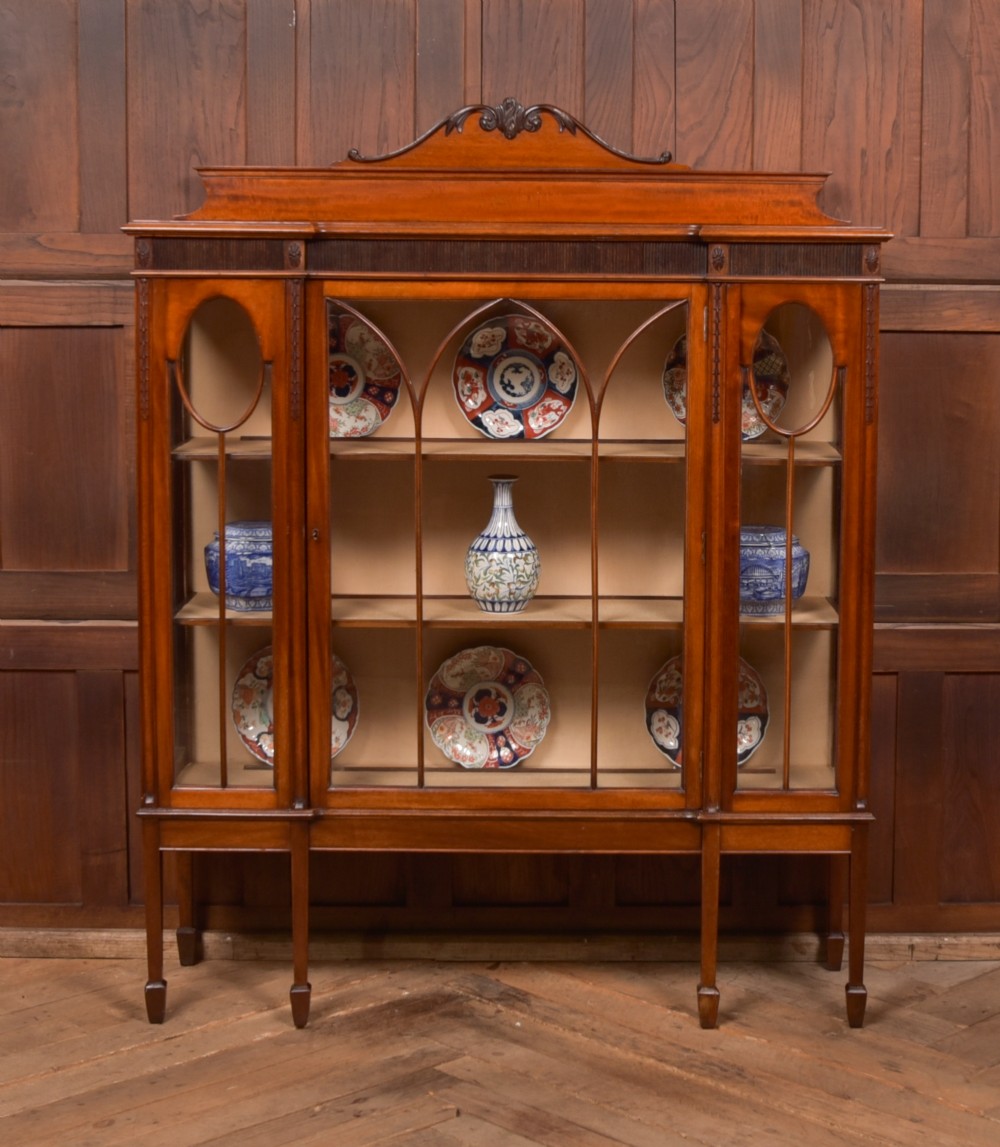 Edwardian Mahogany Display Cabinet