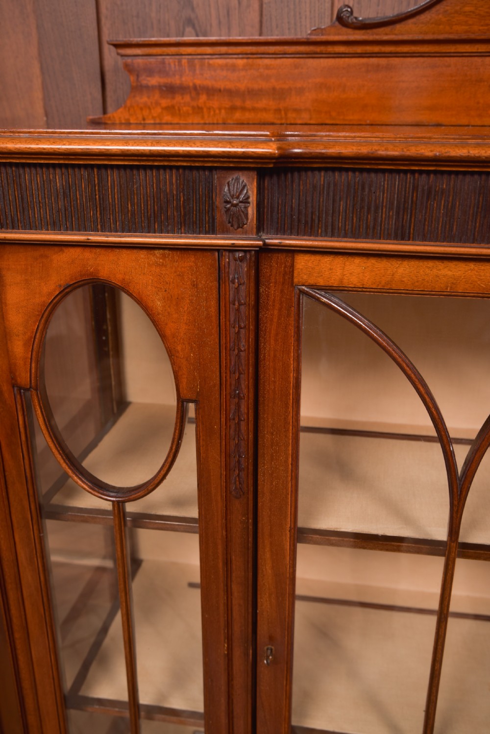 Edwardian Mahogany Display Cabinet View VII