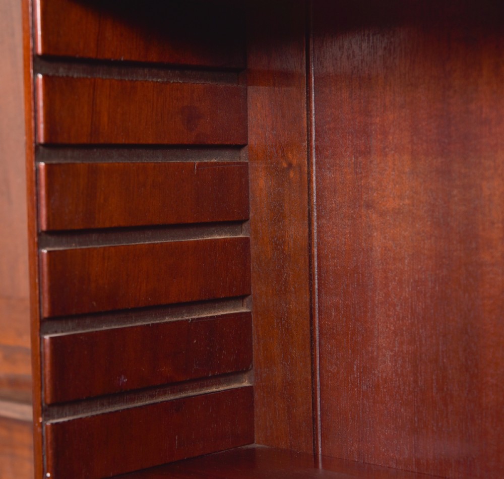 Pioneer Store Mahogany Slim Open Bookcase View II