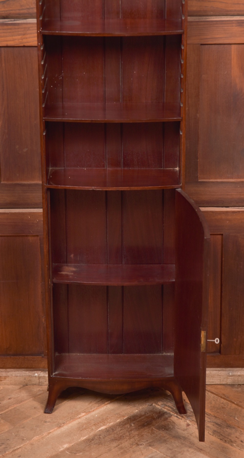 Pioneer Store Mahogany Slim Open Bookcase View VIII