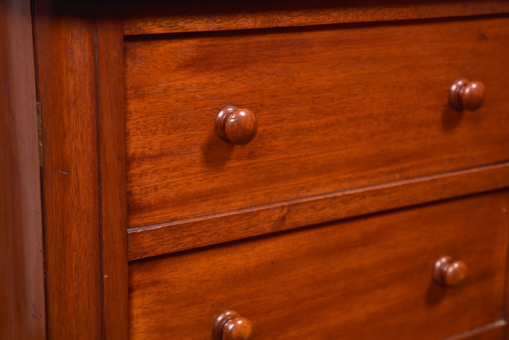 Victorian Mahogany Secretaire Wellington Chest View III