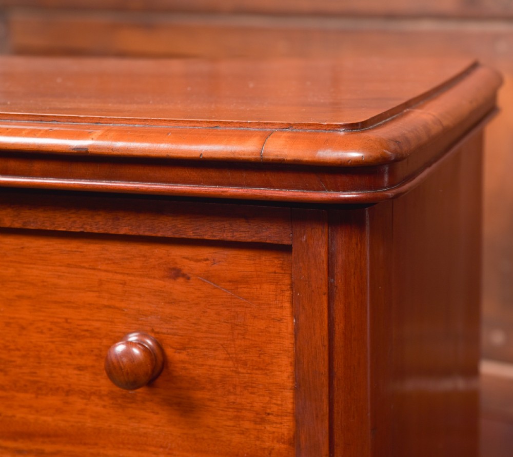 Victorian Mahogany Secretaire Wellington Chest View IV