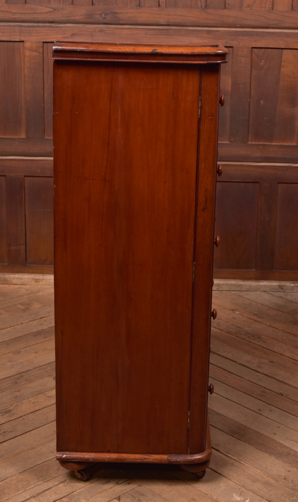 Victorian Mahogany Secretaire Wellington Chest View XVIII