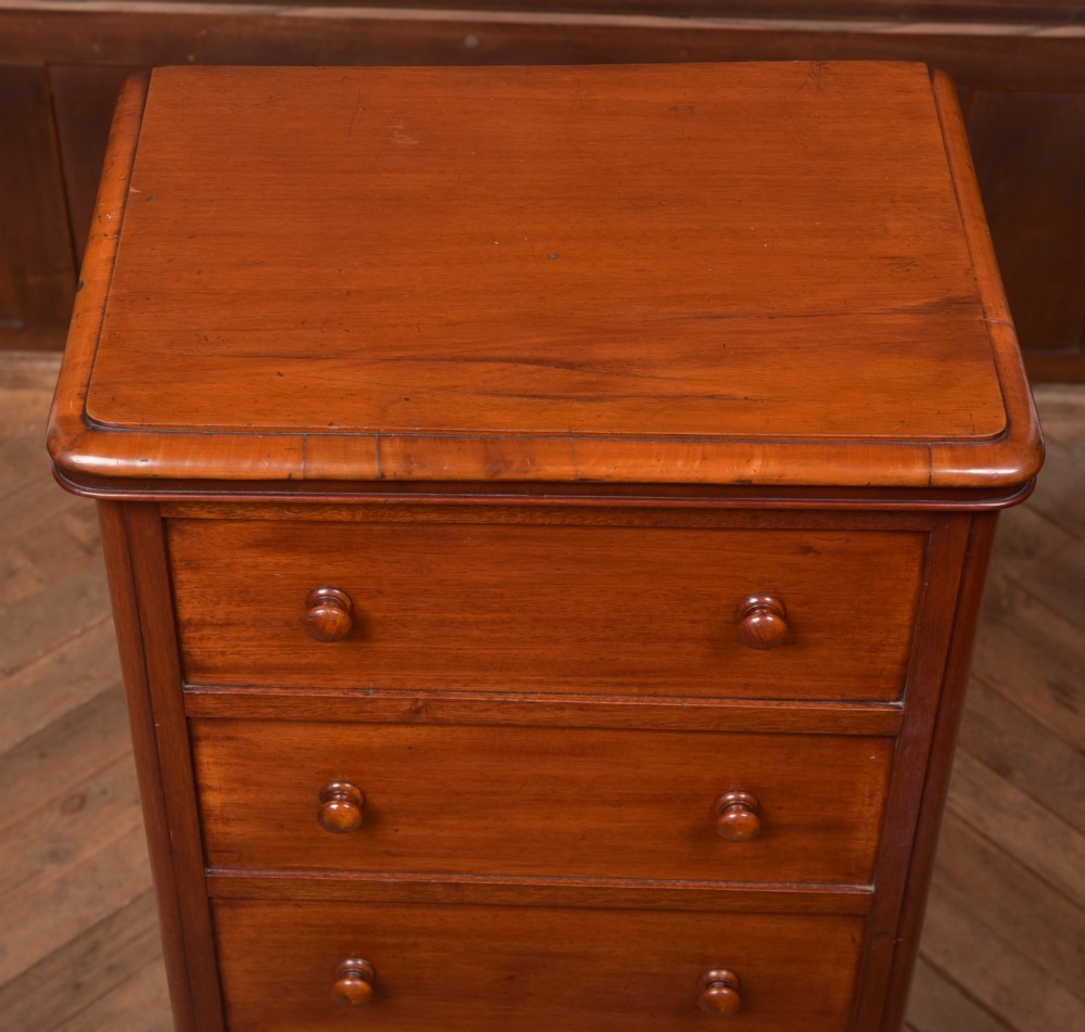 Victorian Mahogany Secretaire Wellington Chest View XX