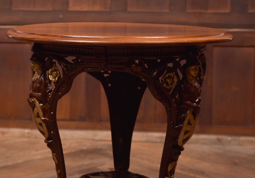 Gaskell Chambers Cast Iron Pub Table  View II