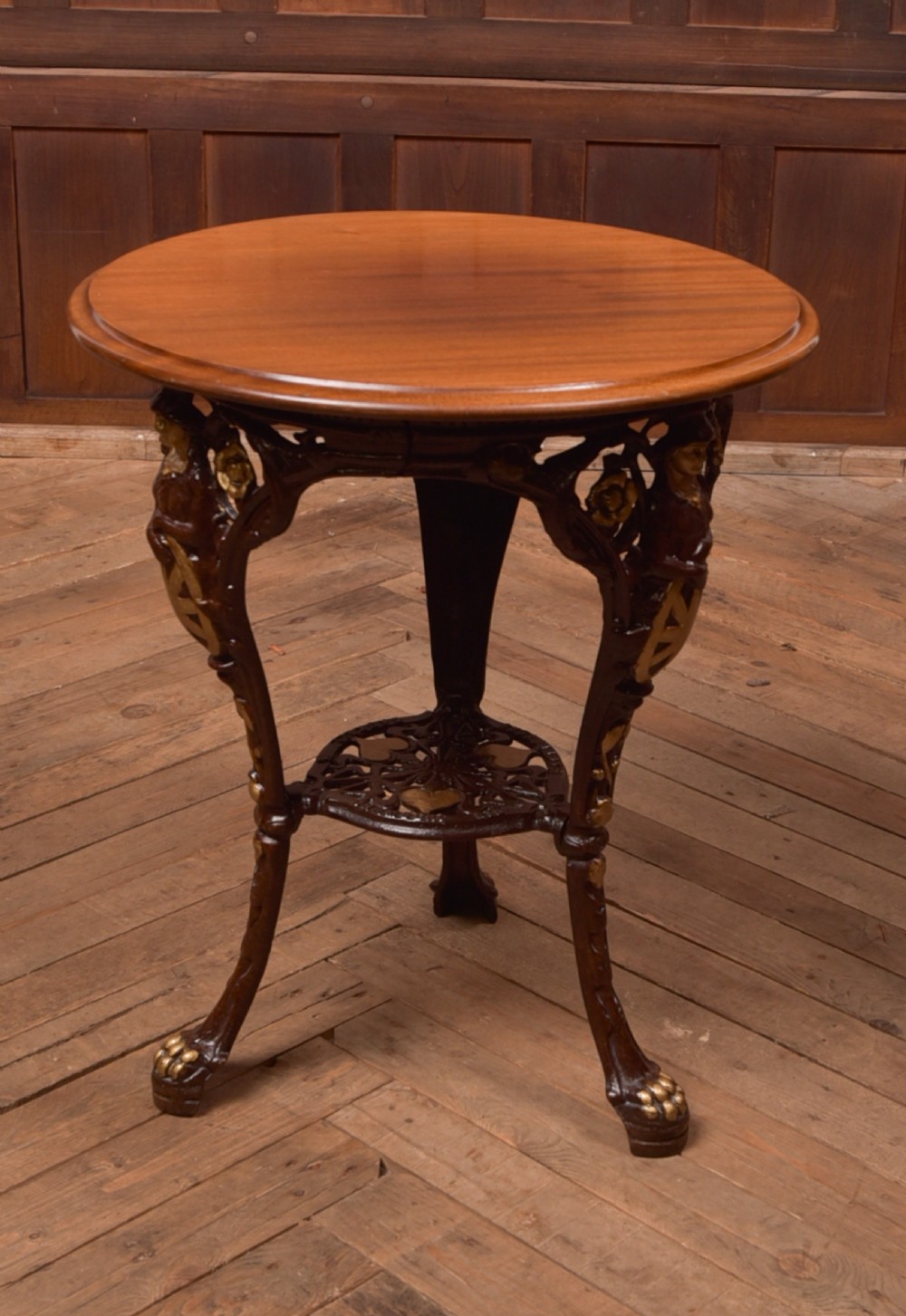  Gaskell Chambers Cast Iron Pub Table  View III