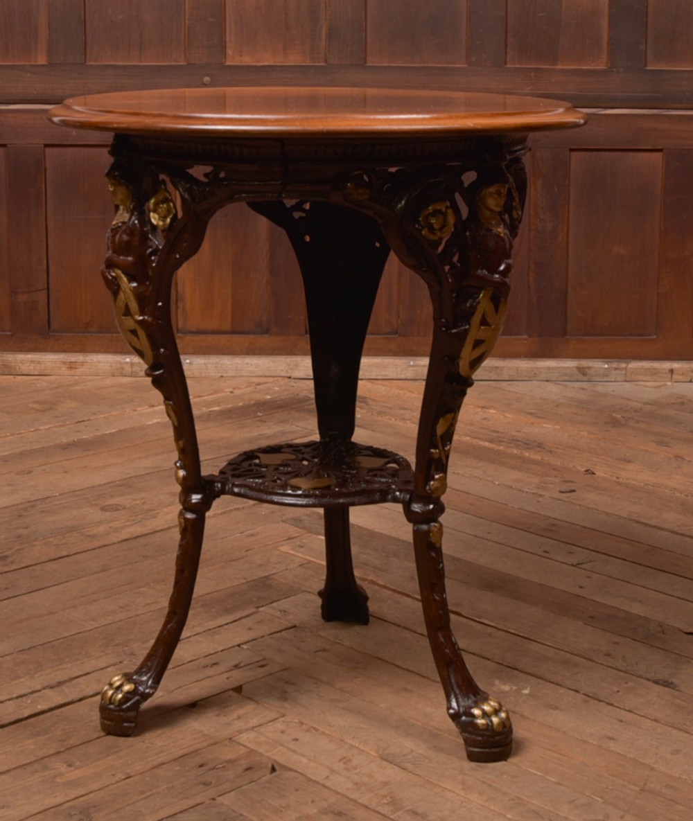  Gaskell Chambers Cast Iron Pub Table  View IV